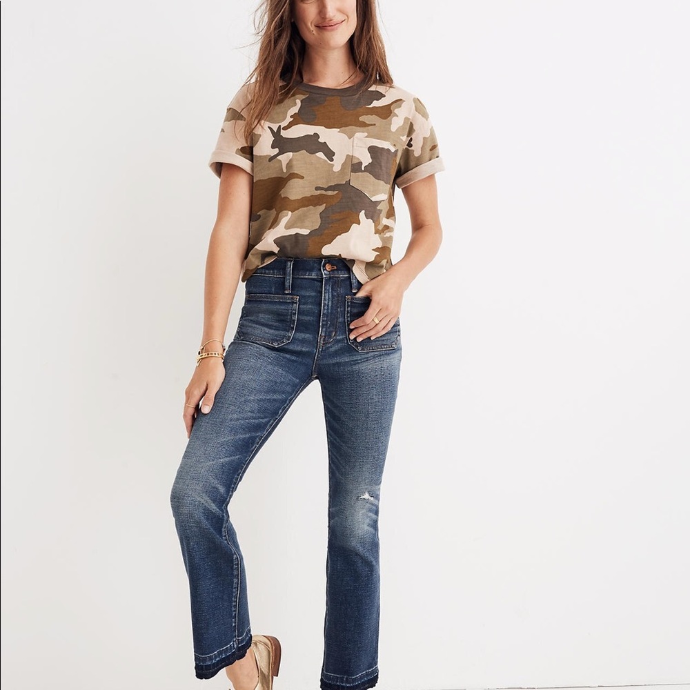 Madewell Cali Demi-Boot Jeans: Patch Pocket